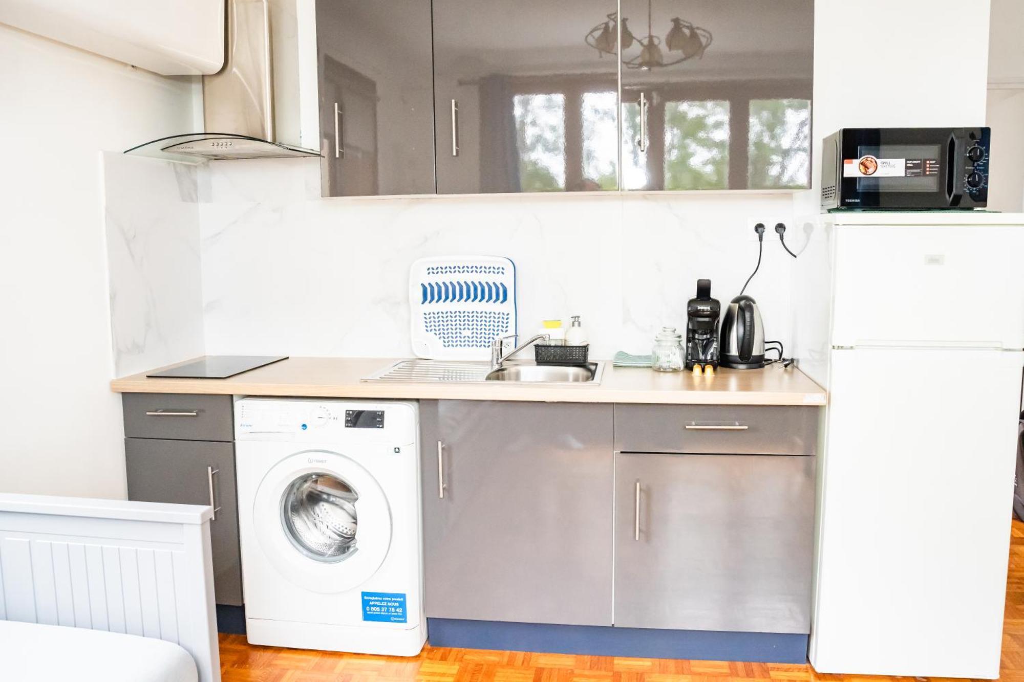 Qhome 2 - T2 Cosy Entre Paris Et Disney - Parking Prive Villiers-sur-Marne Luaran gambar
