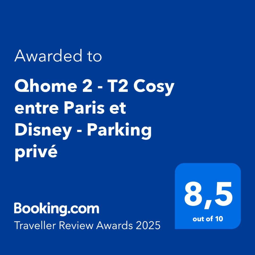 Qhome 2 - T2 Cosy Entre Paris Et Disney - Parking Prive Villiers-sur-Marne Luaran gambar